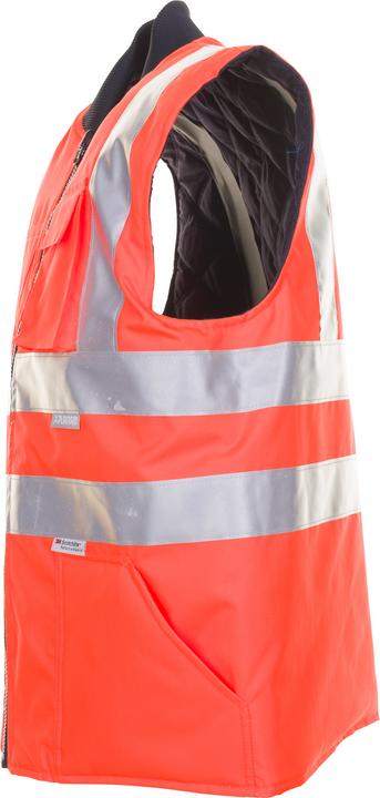 Actual product image Planam High visibility winter waistcoat uni orange M (M)