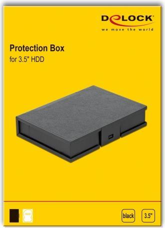 Image du produit Delock Boîtier de protection pour disque dur 3,5"