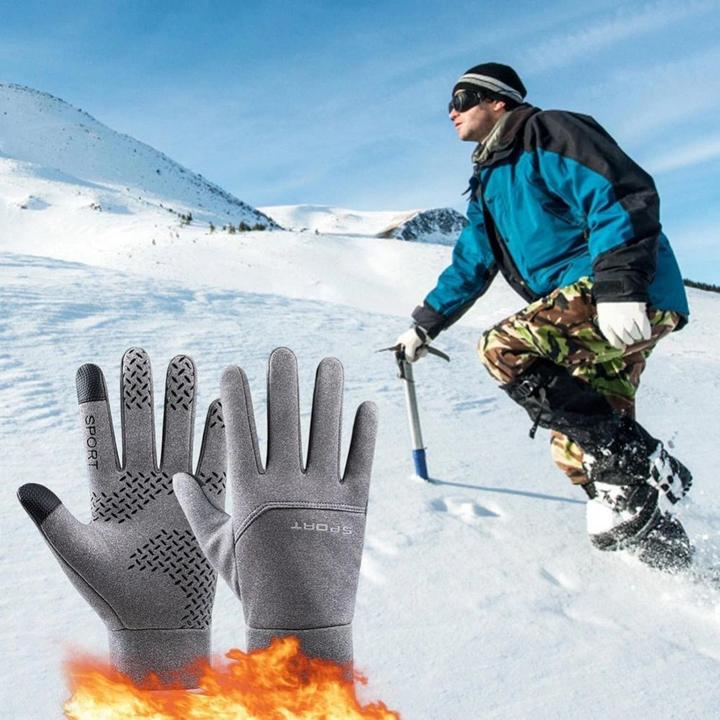 Actual product image OEM Consumer electronics Winter gloves insulated with smartphone function size XL RC-K-1180 gray (XL)