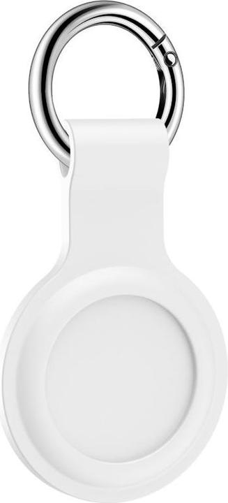 Actual product image iCarer AirTag Hülle – Silikon Schlüsselanhänger, Weiss (XYSK001-WH)