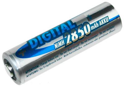 Actual product image Sanyo AA battery Ansmann AA/HR6 (1 pcs., AA, 2850 mAh)
