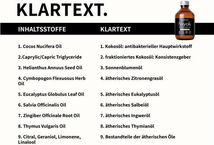 Produktbild Niyok Zitronengras und Ingwer (200 ml, Mundspülung)