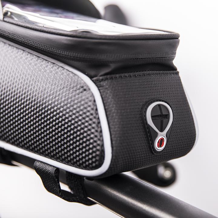 Produktbild OEM Wasserdichte Fahrradrahmentasche mit abgeschirmtem Handyhalter Model01black
