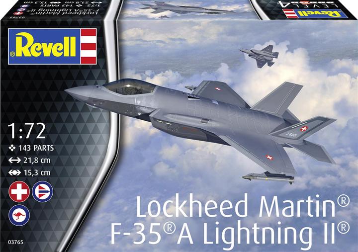 Actual product image Revell Lockheed Martin F-35A Lightning II Swiss Air Force