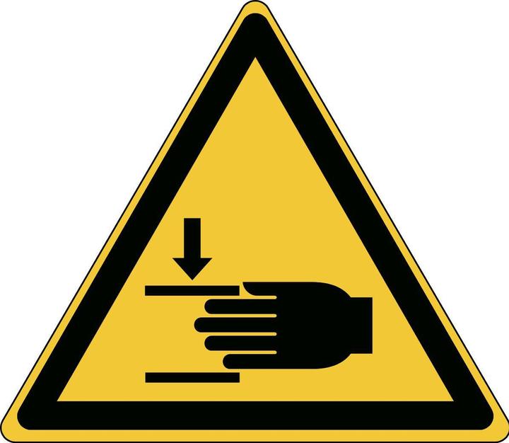 Actual product image Brady ISO 7010 safety sign