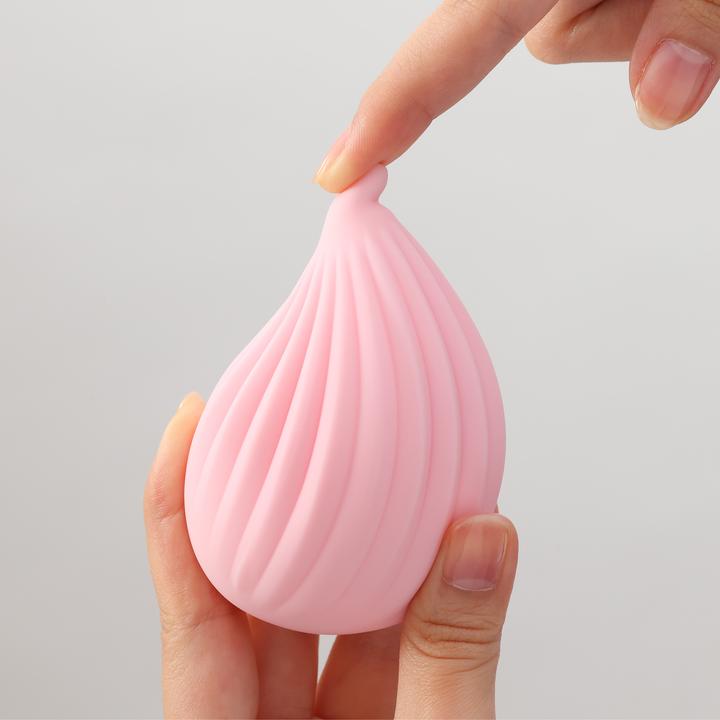 Actual product image Tenga iroha+ kushi by - quiet and very strong vibrator, soft-touch silicone, nadeshiko (pink)
