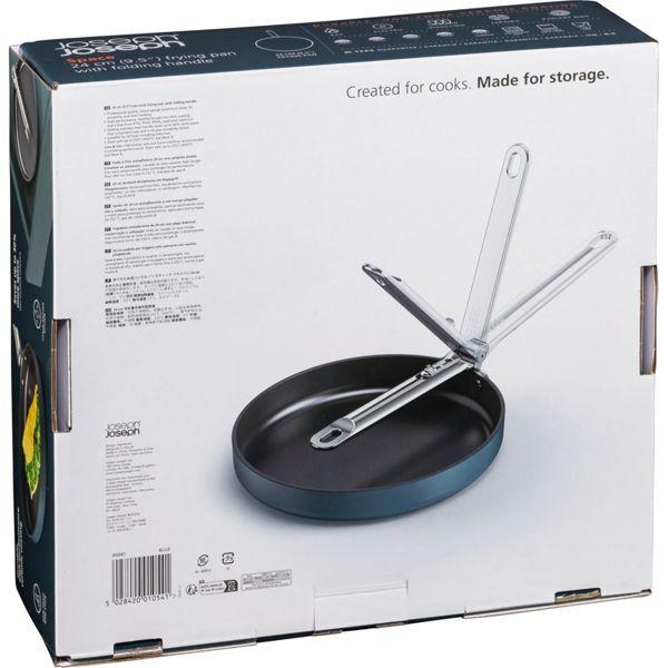 Produktbild Joseph Joseph Space Bratpfanne klappbarer Griff D24cm (24 cm, Bratpfanne, Aluminium)
