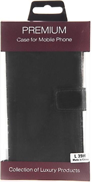 Produktbild OEM Slim Leder Book Case Sony Xperia Z1 - schwarz (Sony Xperia Z1)