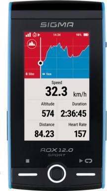 Label énergétique Sigma Sport Etui silicone pour GPS ROX 12.0 bleu