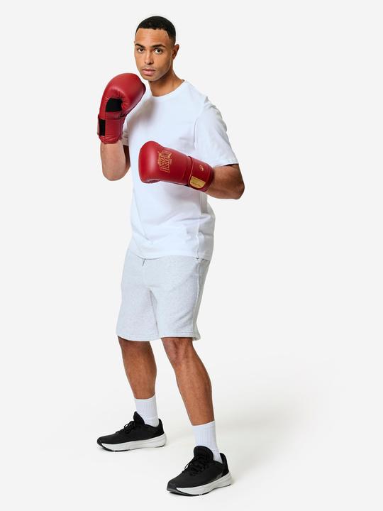 Actual product image Domyos Boxhandschuhe ergonomischer Schutz - bordeauxrot (12 OZ, 12)