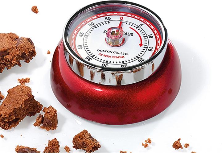 Actual product image Zassenhaus Timer Speed Metallic Red