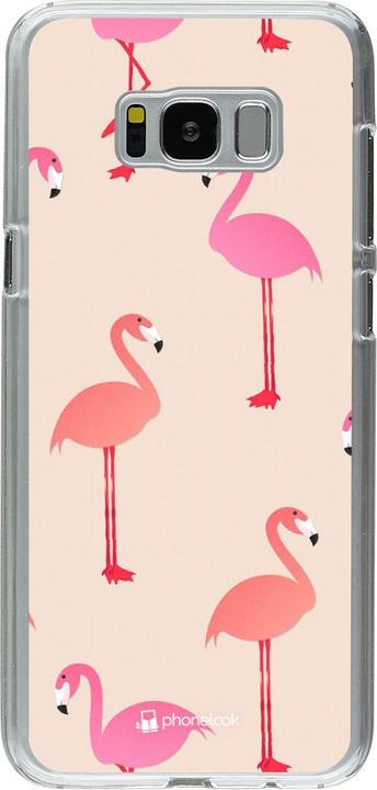 Image du produit PhoneLook Coque transparent Pink Flamingos Pattern (Samsung Galaxy S8+)