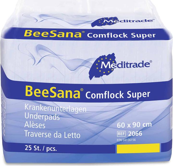 Produktbild Meditrade Einweg-Betteinlagen BeeSana® Comflock Super, 25 St. (25 x)
