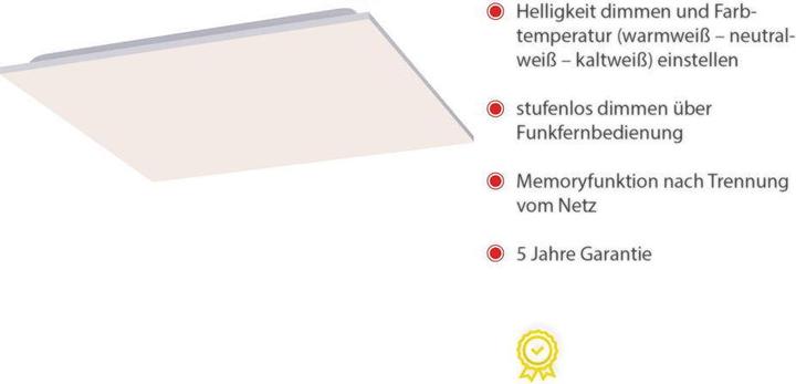 Produktbild Paul Neuhaus Canvas (3600 lm)