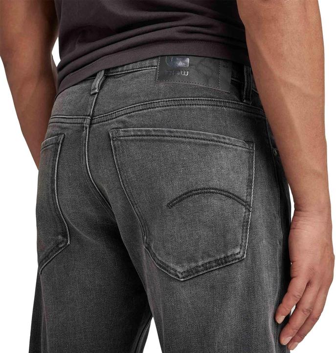 Actual product image G-Star Mosa Jeans Straight Fit Worn In Black Moon (W36/L32)