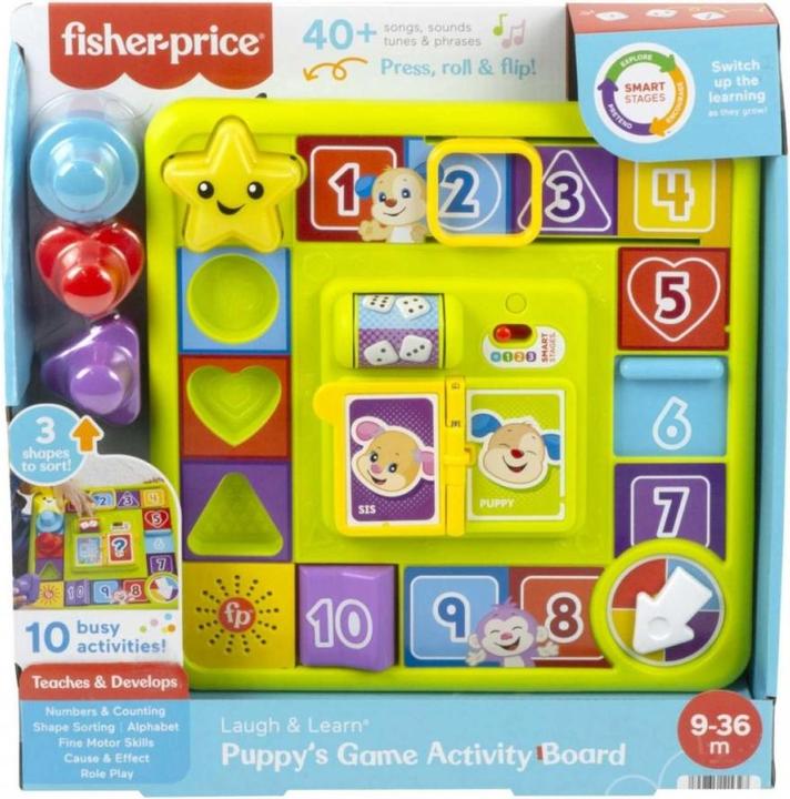 Actual product image Fisher-Price Fisher Price "Ucz się i śmiej!" Pierwsza gra 123 HRB72 (Slovak, English, Polish, Hungarian, Czech)