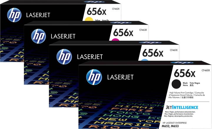 Label énergétique HP Original CF460X / 656X SET Multipack / Set mit allen vier Farben (M, C, Y, CF)