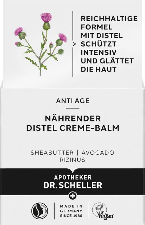 Actual product image Dr. Scheller Nourishing thistle cream balm (50 ml, Face balm)