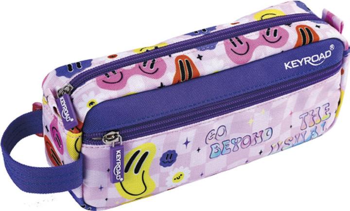 Productafbeelding Keyroad etui, 21,5x9x5,5 cm, Glimlach