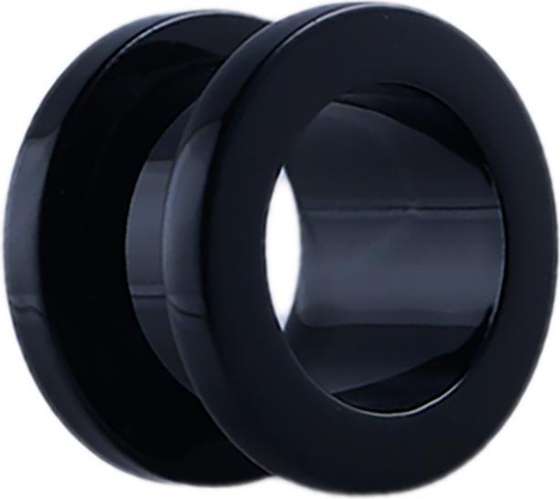 Immagine prodotto Star Piercing Flesh Tunnel Absolute Black (senza ottone, Acciaio chirurgico 316L)