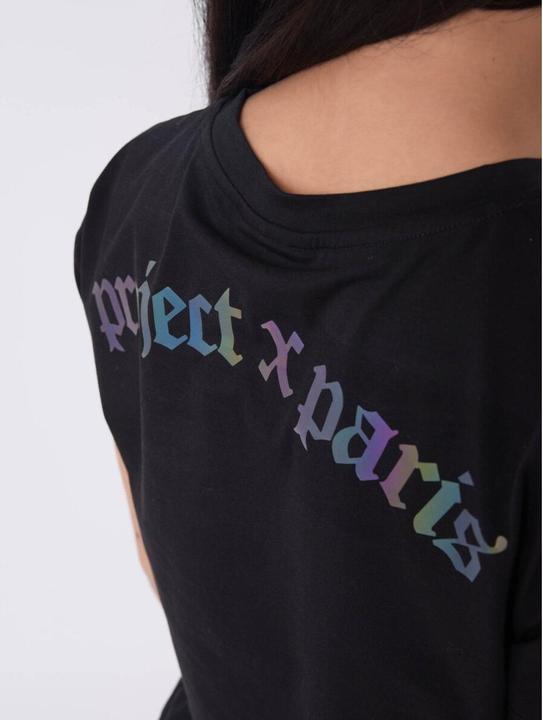 Actual product image Project X Paris Women's reflective logo crop t-shirt (L)