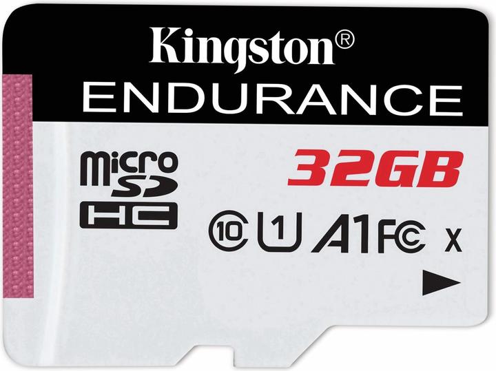 Actual product image Kingston high-endurance (32 GB, microSDHC, U1, UHS-I)