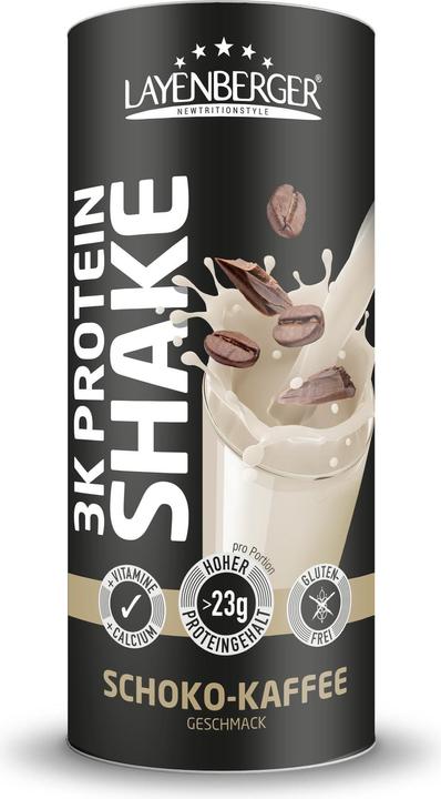 Produktbild Layenberger 3K Protein-Shake Schoko-Kaffee 360g (Schokolade, Kaffee, 1 Stk., 360 g)
