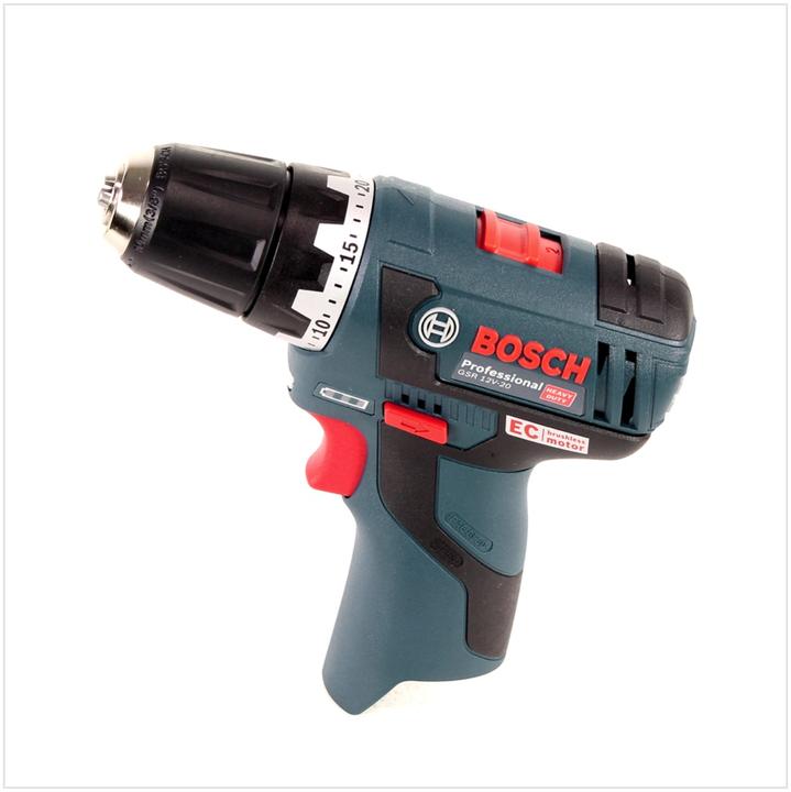 Actual product image Bosch Professional GSR 12V-20 Professional (Rechargeable battery operated)