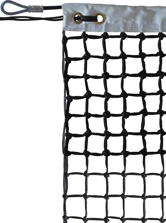 Actual product image Sporti Roland Garros tennis net PE braided 3mm mesh 40 doubled over 7 rows