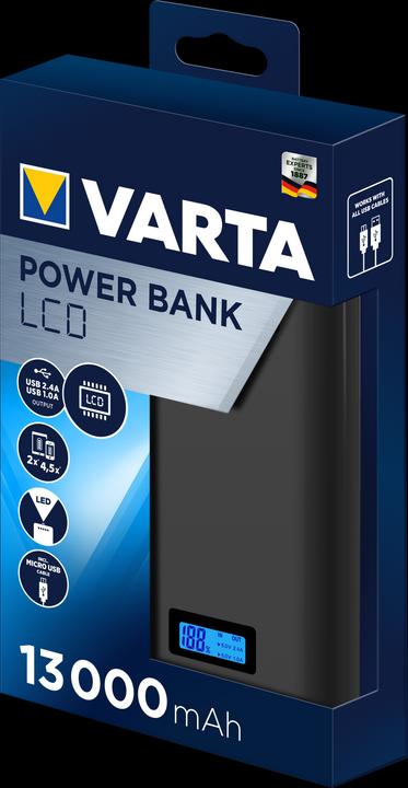 Image du produit Varta Portable Powerbank (13000 mAh, 48.10 Wh)