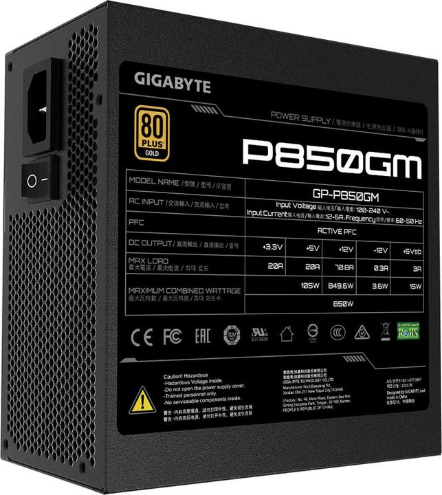 Produktbild Gigabyte GP-P750GM PSU (750 W)