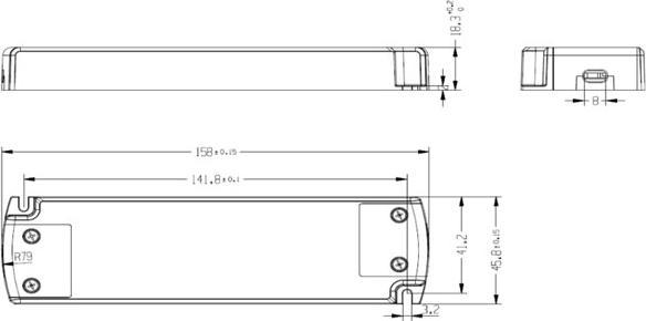 Produktbild Snappy Dimmbares Netzteil 24V 30W für Phasenan/abschnitt-Dimmer