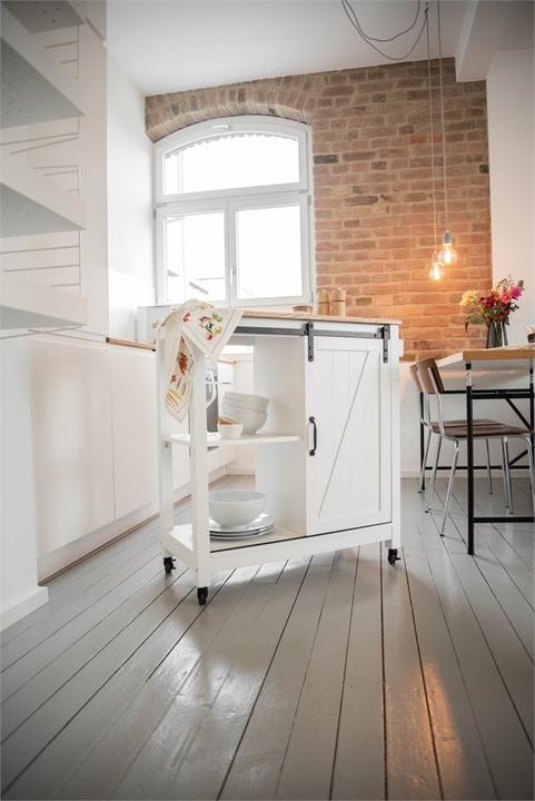 Image du produit Wenko Chariot de service blanc 80,0 x 40,0 x 88,5 cm