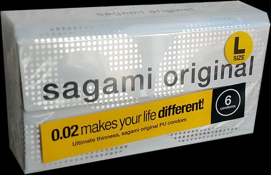 Produktbild Sagami Original L-Size» latexfrei, 6 überlange Kondome für Latex-Allergiker (6 Stk.)