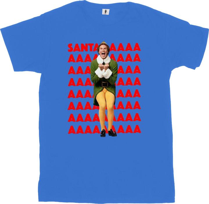 Elf Buddy Santa Scream TShirt (3XL)