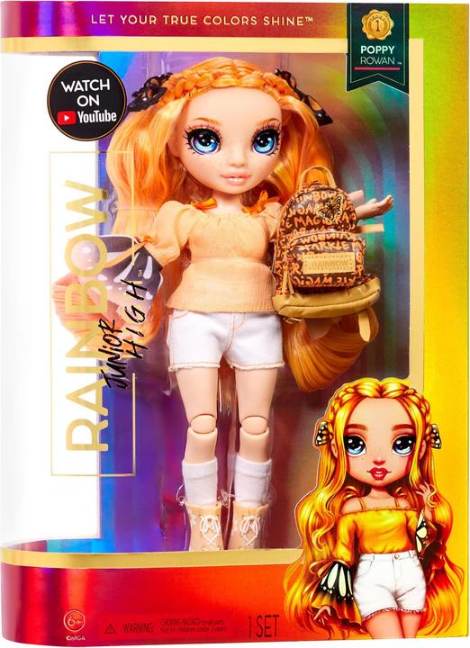 Produktbild Rainbow High - Junior High Fashion Doll - Poppy Rowan (579960)