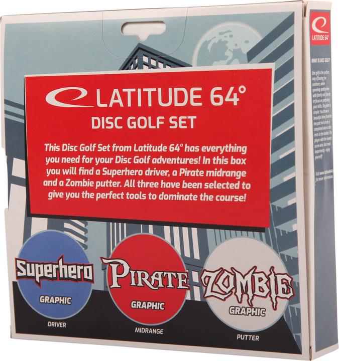 Actual product image Latitude 64 Disc Golf Set SPZ 3 olika Discar