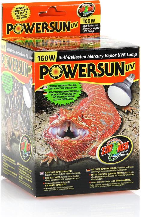 Produktbild Zoo Med PowerSun UV Strahler 160W (UVA, UVB)