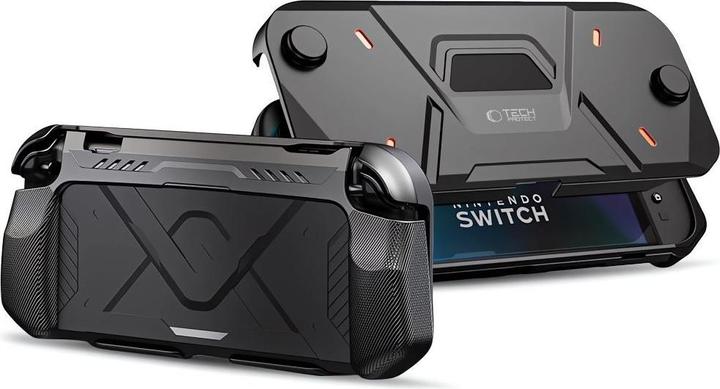 Image du produit Tech-Protect Carbonox-Hülle für Nintendo Switch 2, Schwarz (Switch 2)