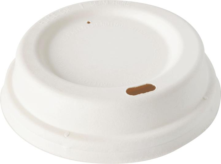 Productafbeelding Papstar 50 koffiekopdeksels puur Ø 8,0 cm (50 x)