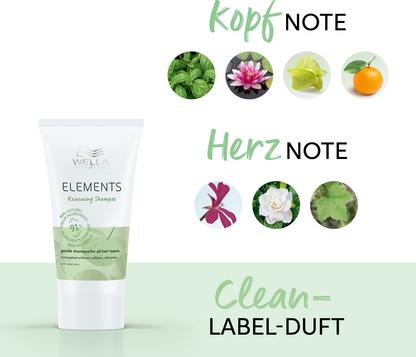Produktbild Wella Elements Renewing Shampoo (30 ml, Flüssiges Shampoo)