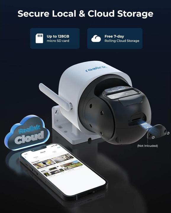 Actual product image Reolink TrackMix LTE incl. Solar Panel Plus (2560 x 1440 Pixels)