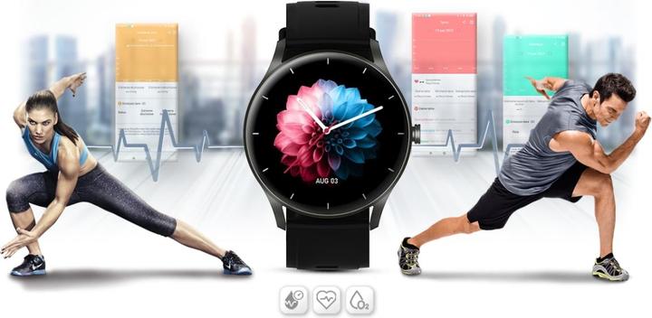 Produktbild Gravity Unisex GT2-2 – Bluetooth-Anrufe, individuelle Zifferblätter (sg019b) (45 mm)