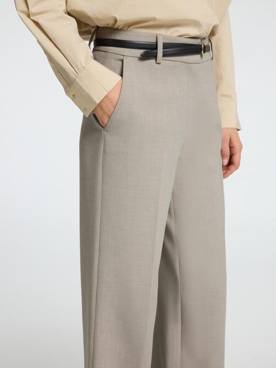 Produktbild Selected Femme Slfrita Mw Wide Pant Mel Noos (42)