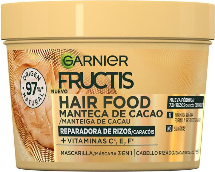Actual product image Garnier Fructis Hair Food Cocoa Butter Nourishing Curls Mask (390 ml)