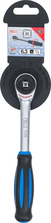 Actual product image BGS Reversible Ratchet with Spinner Handle | 6.3 mm (1/4") (1/4")