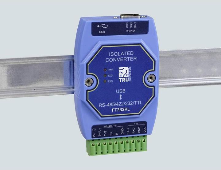 Produktbild Tru Components TC-12626056 TC-E810-U15 Seriell Umsetzer USB, RS-422, RS-485, D-S