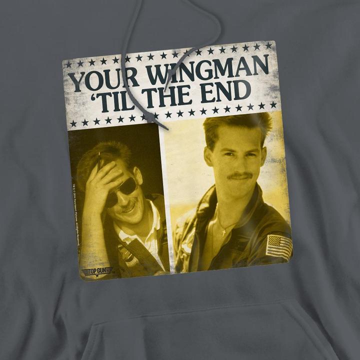 Immagine prodotto Top Gun Til The End Felpa con Cappuccio Uomo (S)