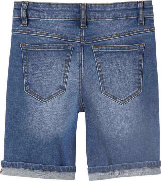 Immagine prodotto Vertbaudet Jungen Jeansshorts BASIC OEKO-TEX®, Bundweite verstellbar (92)