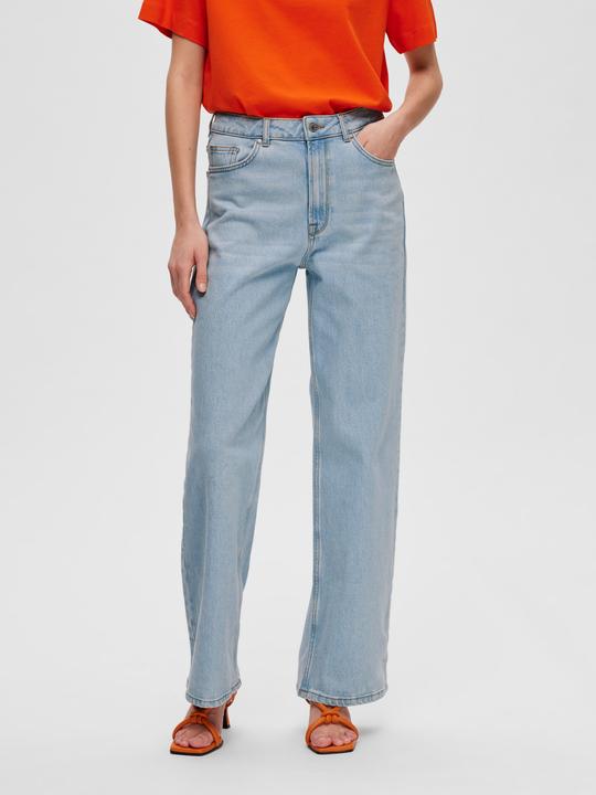 Immagine prodotto Selected Femme Jeans a vita alta blu chiaro (25)
